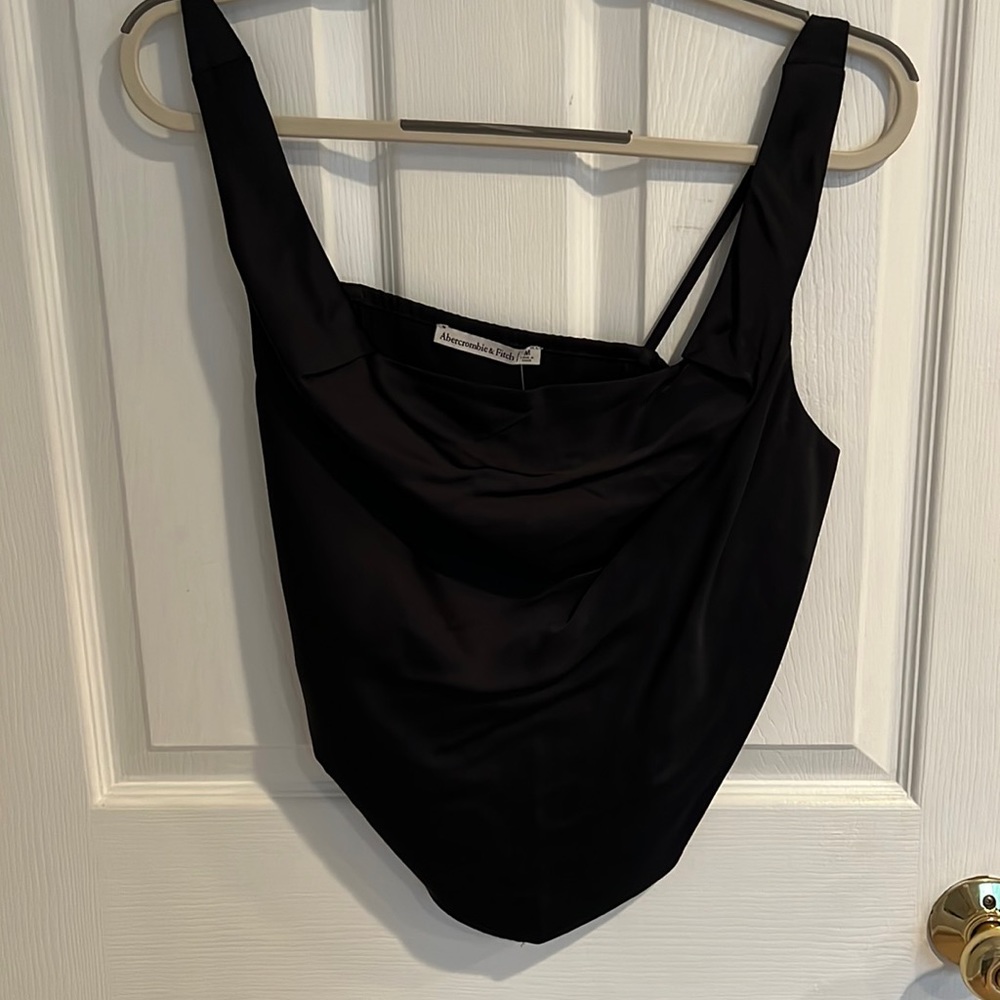 NWT Abercrombie & Fitch satin crop